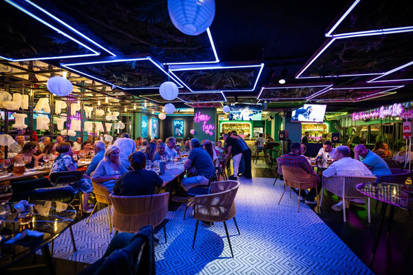 Ibiza Restaurant for Bachelorette party with male stripper